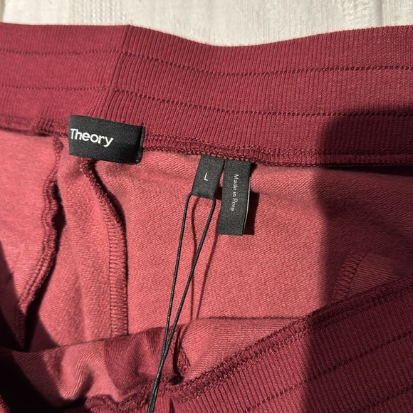 NWT THEORY ESSENTIALLY SWEATPANT IN DARK SIERRA SIZE L - Picture 4 of 4